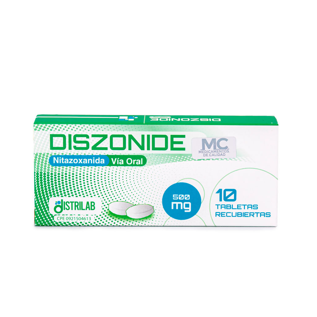 DIZONIDE NITAZOXANIDA 500MG TAB X 10